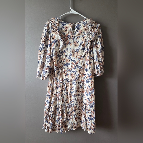 Matilda Jane Good Hart Perennial Florals Ruffled Dress Womens Size Medium - Picture 3 of 7